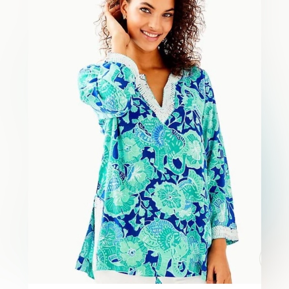 NWT Lilly Pulitzer Renato Sequin Tunic Size XL